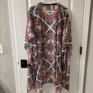 Xhilaration Multicolor Boho Kimono